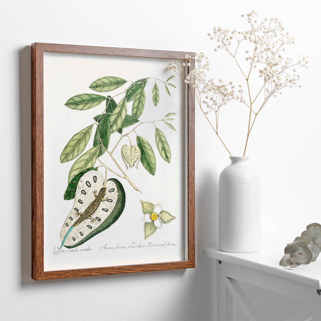 Lézard à queue bleue Canvas Print