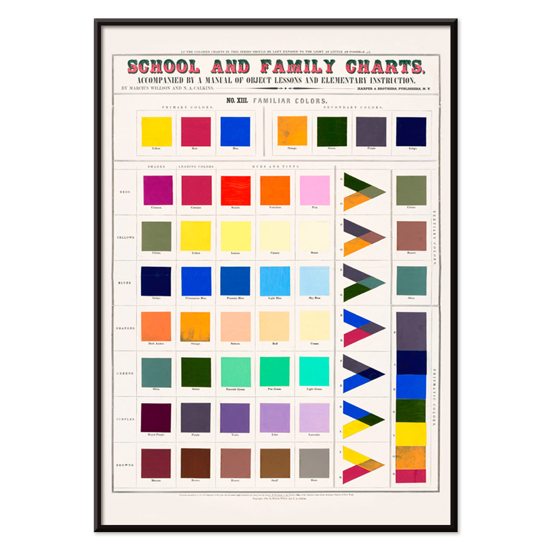 Couleurs familières Canvas Print