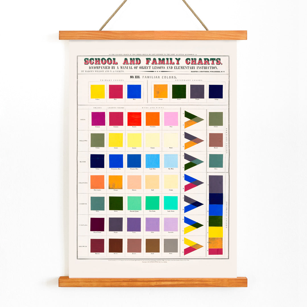 Couleurs familières Canvas Print