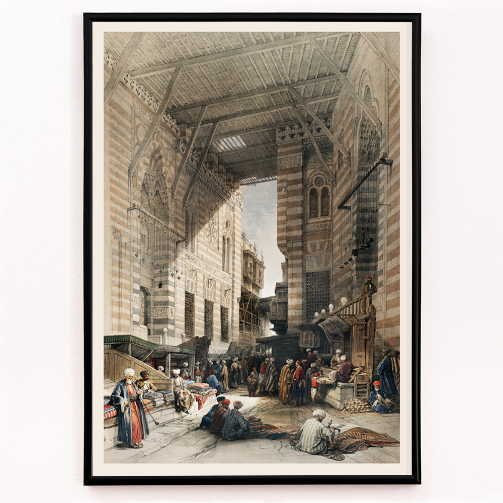 Bazar des marchands de soie Canvas Print