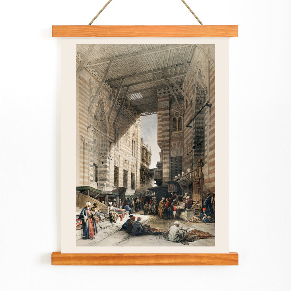 Bazar des marchands de soie Canvas Print