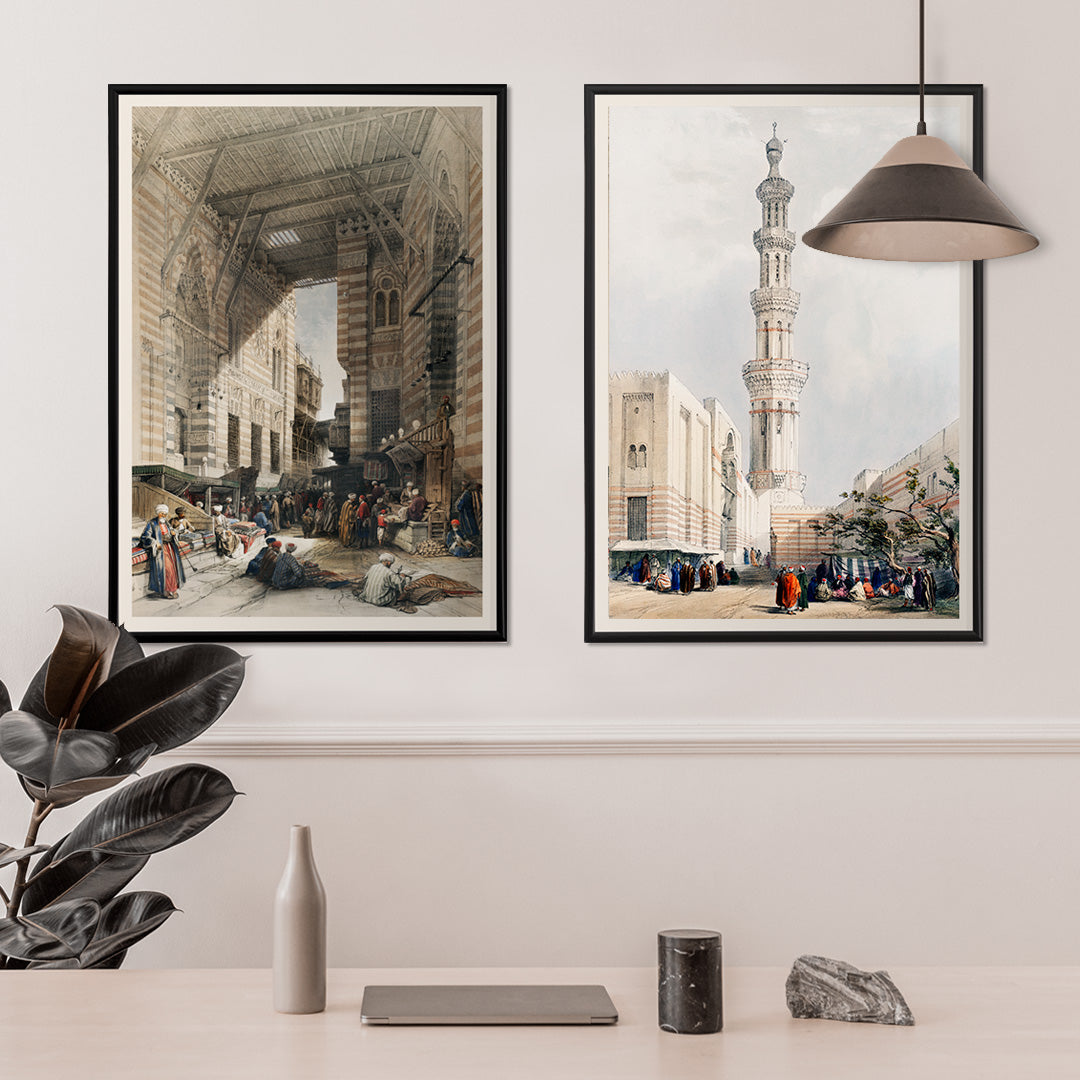Bazar des marchands de soie Canvas Print