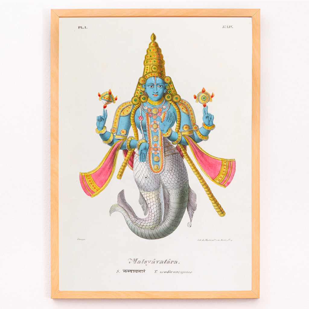Matsyavatara Canvas Print