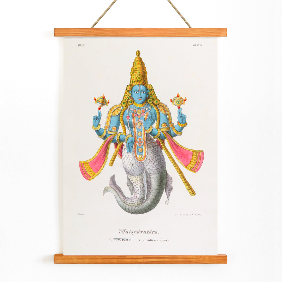 Matsyavatara Canvas Print