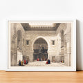 Intrieur de la mosque Poster by Moryarty - Oil Painting canvas print