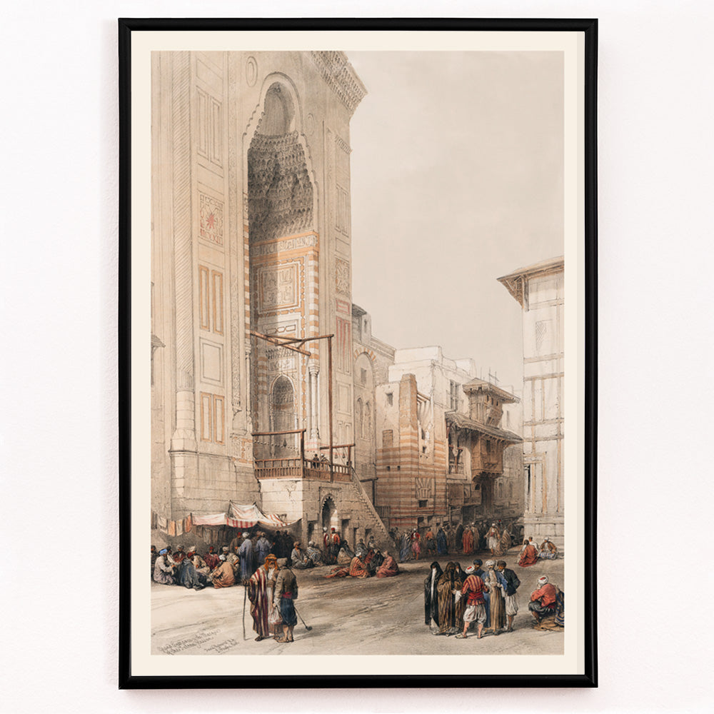 Grande entrée de la Mosquée du Sultan Hassan Canvas Print