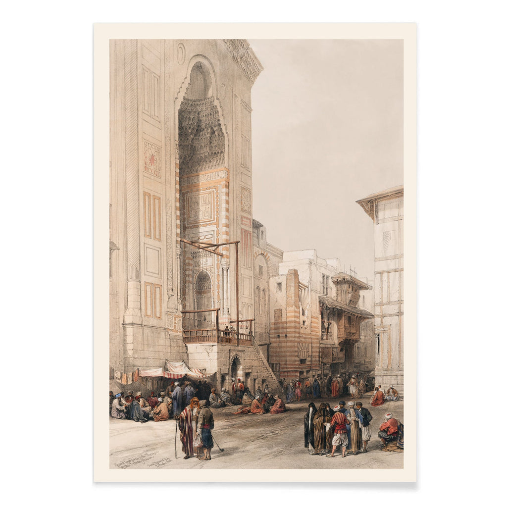 Grande entrée de la Mosquée du Sultan Hassan Canvas Print