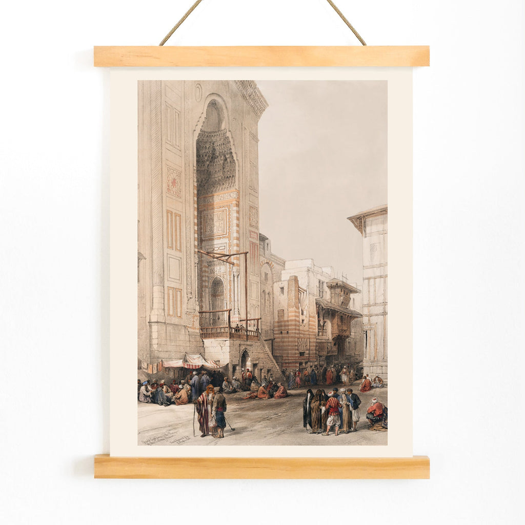 Grande entrée de la Mosquée du Sultan Hassan Canvas Print