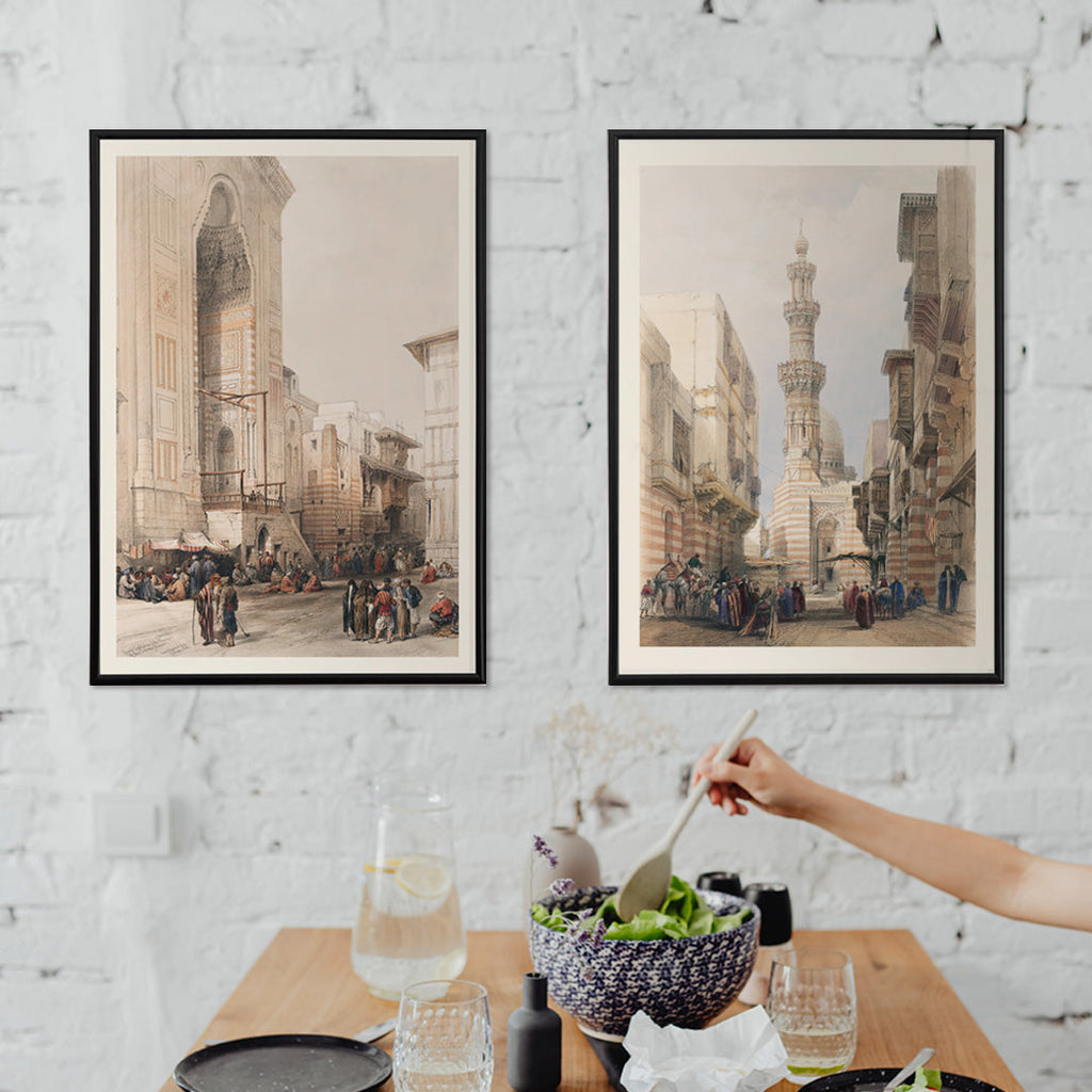 Grande entrée de la Mosquée du Sultan Hassan Canvas Print