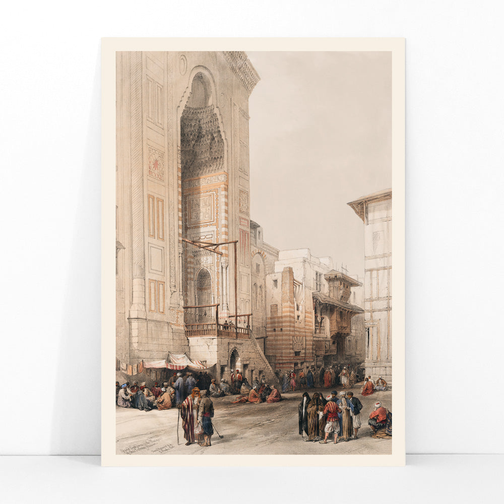 Grande entrée de la Mosquée du Sultan Hassan Canvas Print