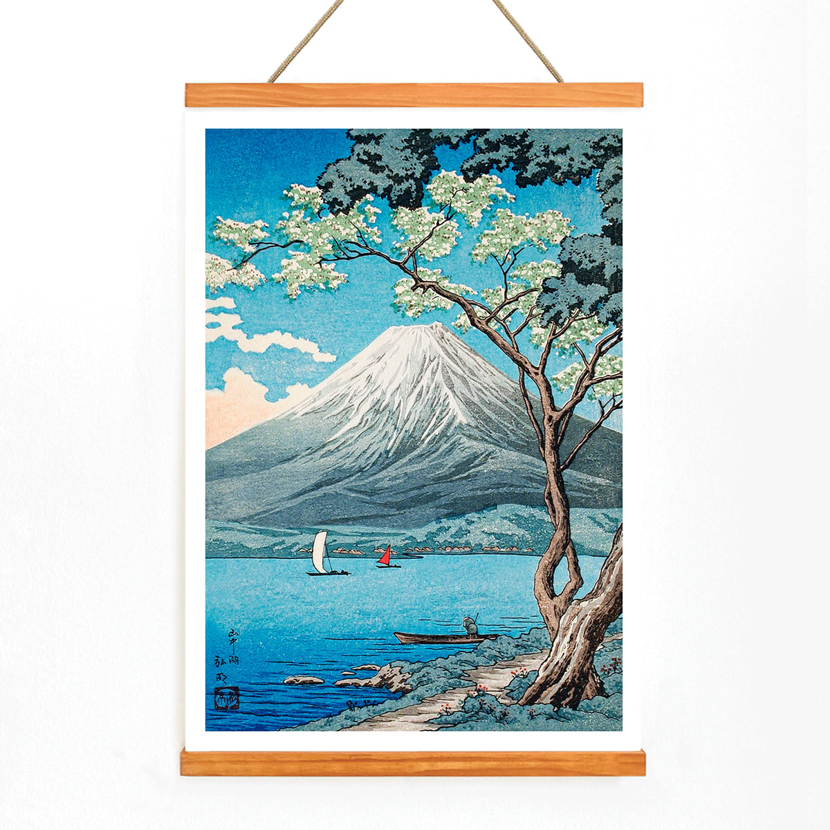 Mont Fuji depuis le lac Yamanaka Canvas Print