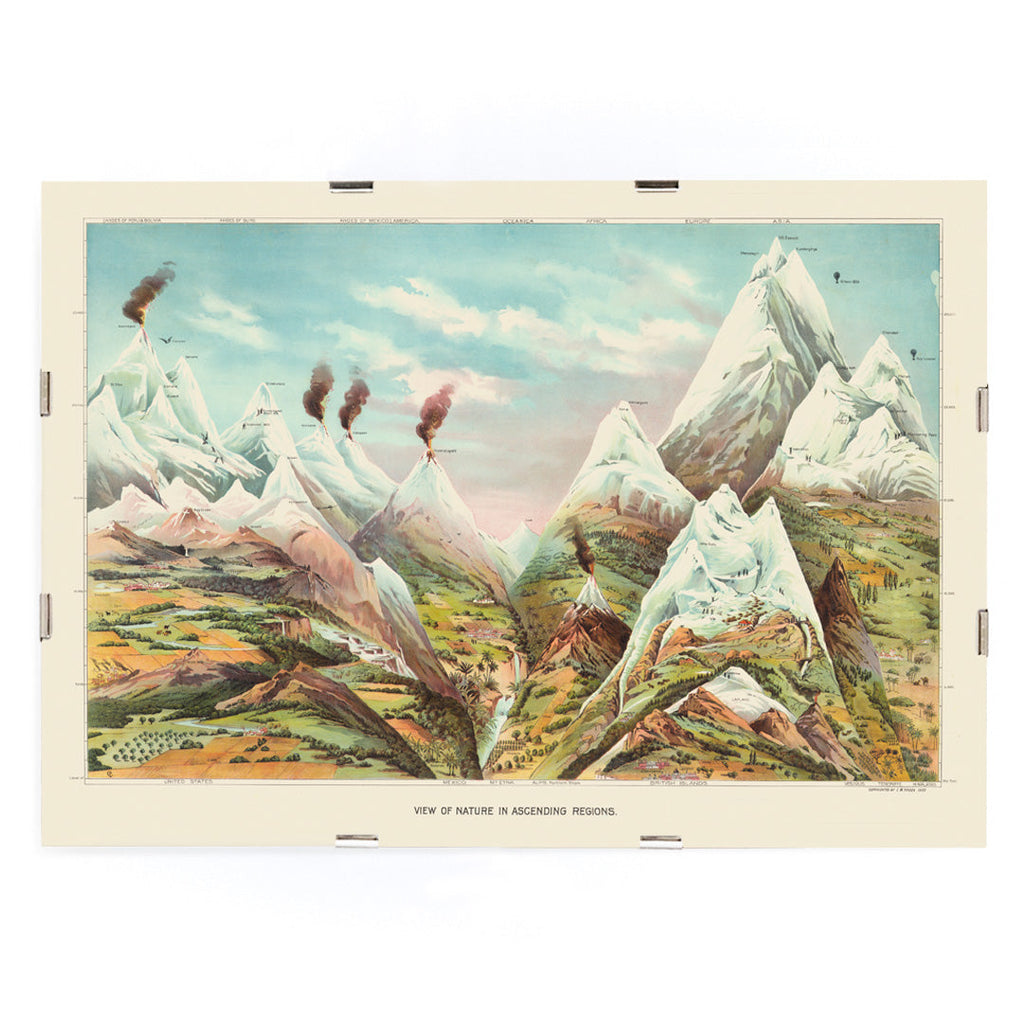 Régions ascendantes Canvas Print