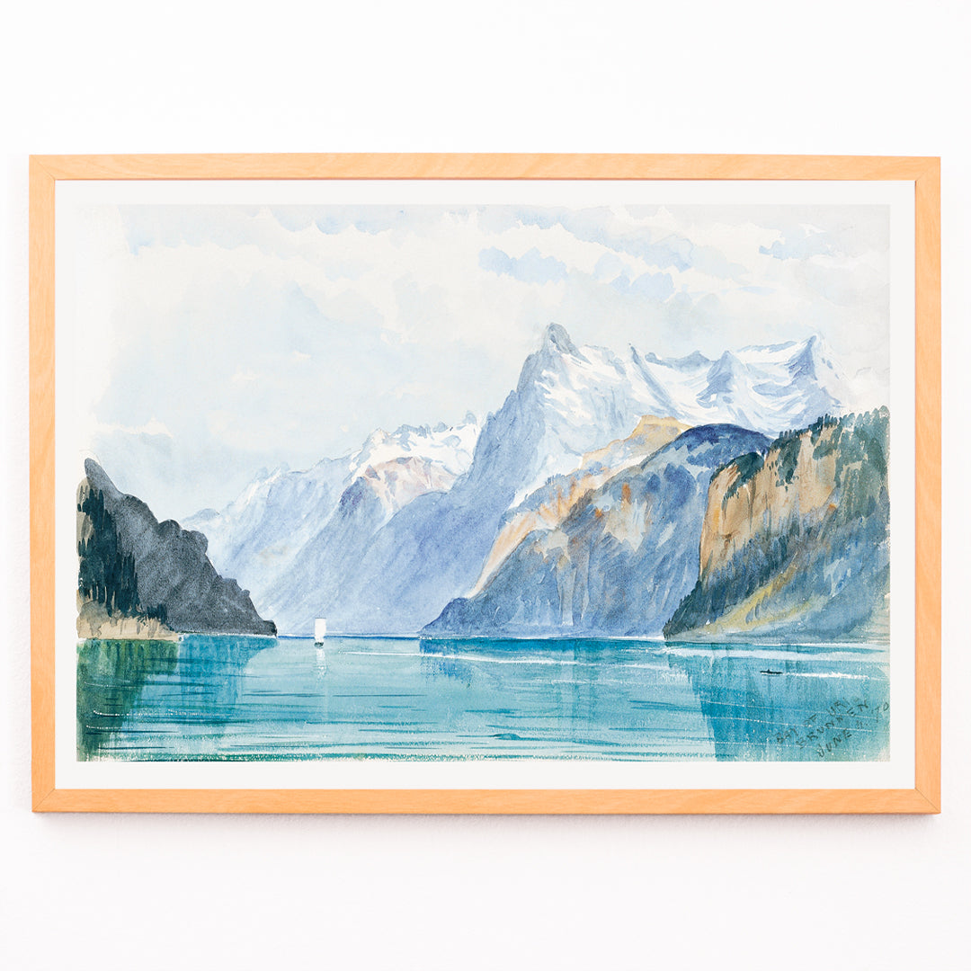 Baie d'Uri Canvas Print