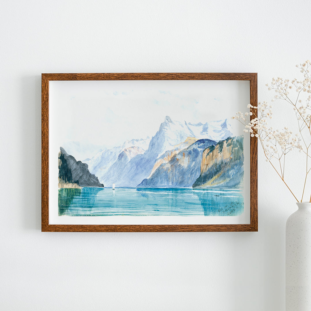 Baie d'Uri Canvas Print