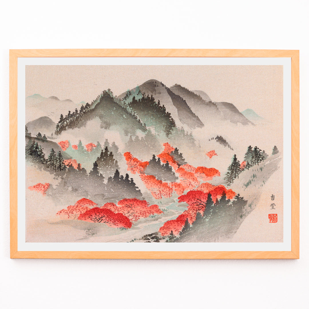Heian meishō Pl.09 Canvas Print