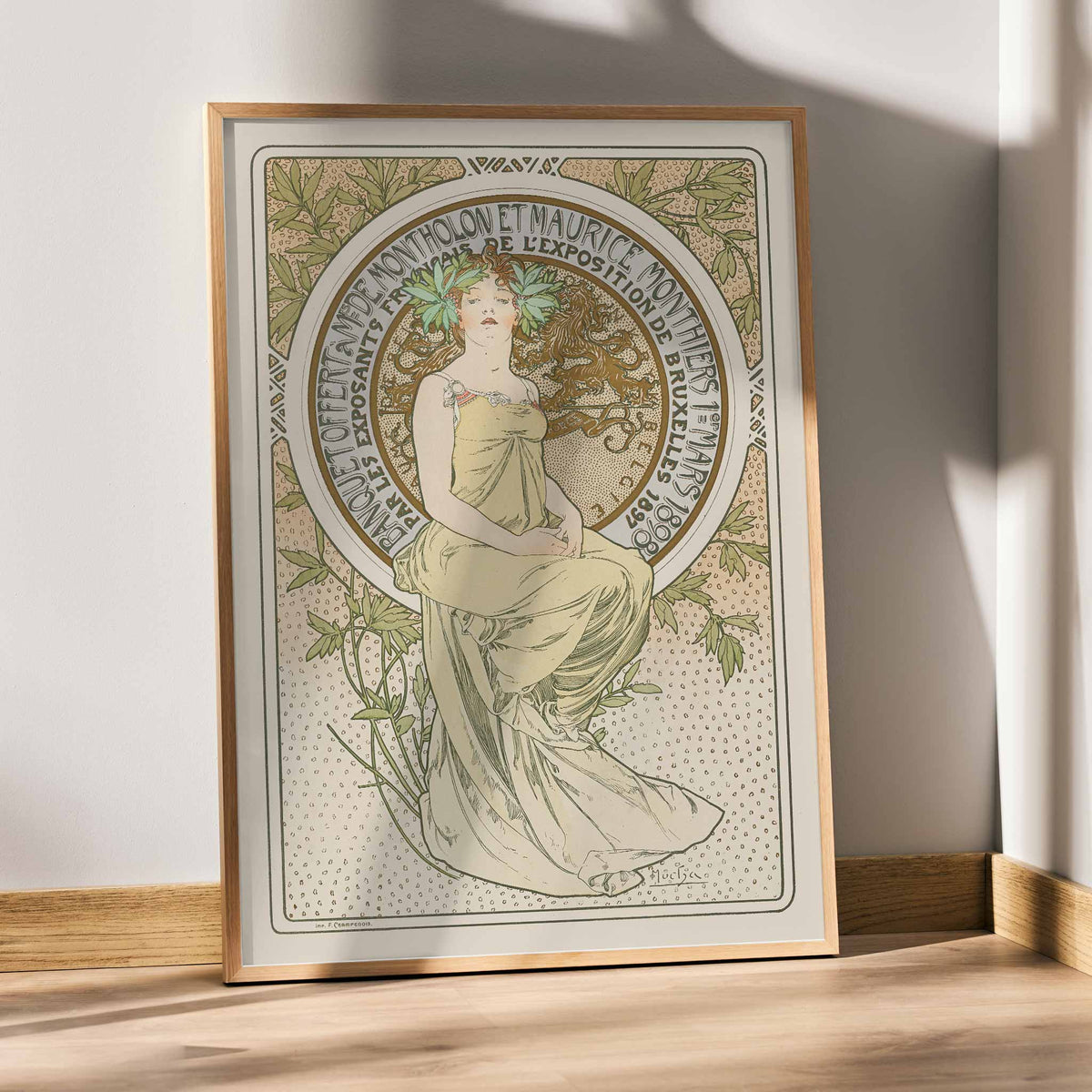 Exposition de Bruxelles Canvas Print