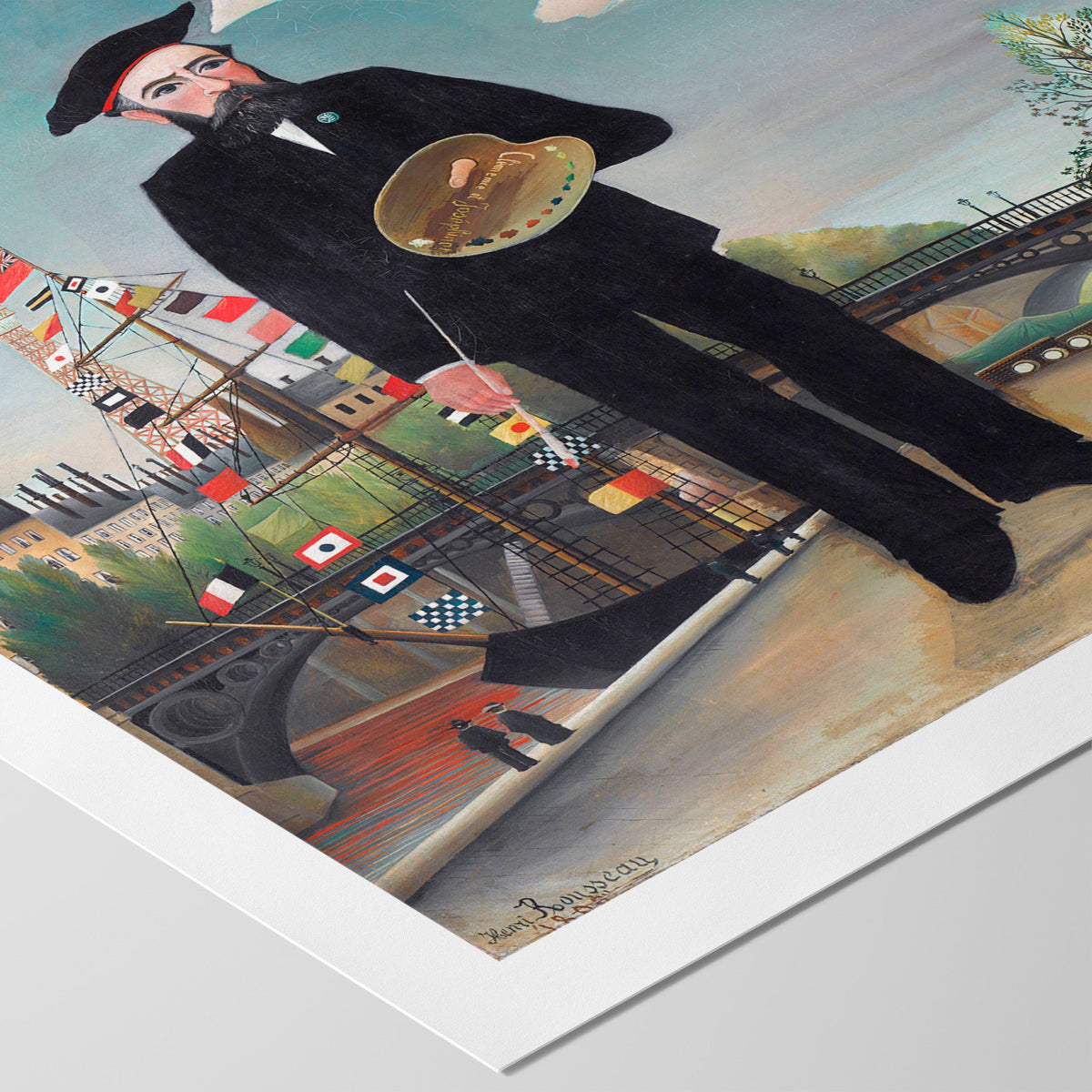 Myself, Portrait-Landscape Canvas Print