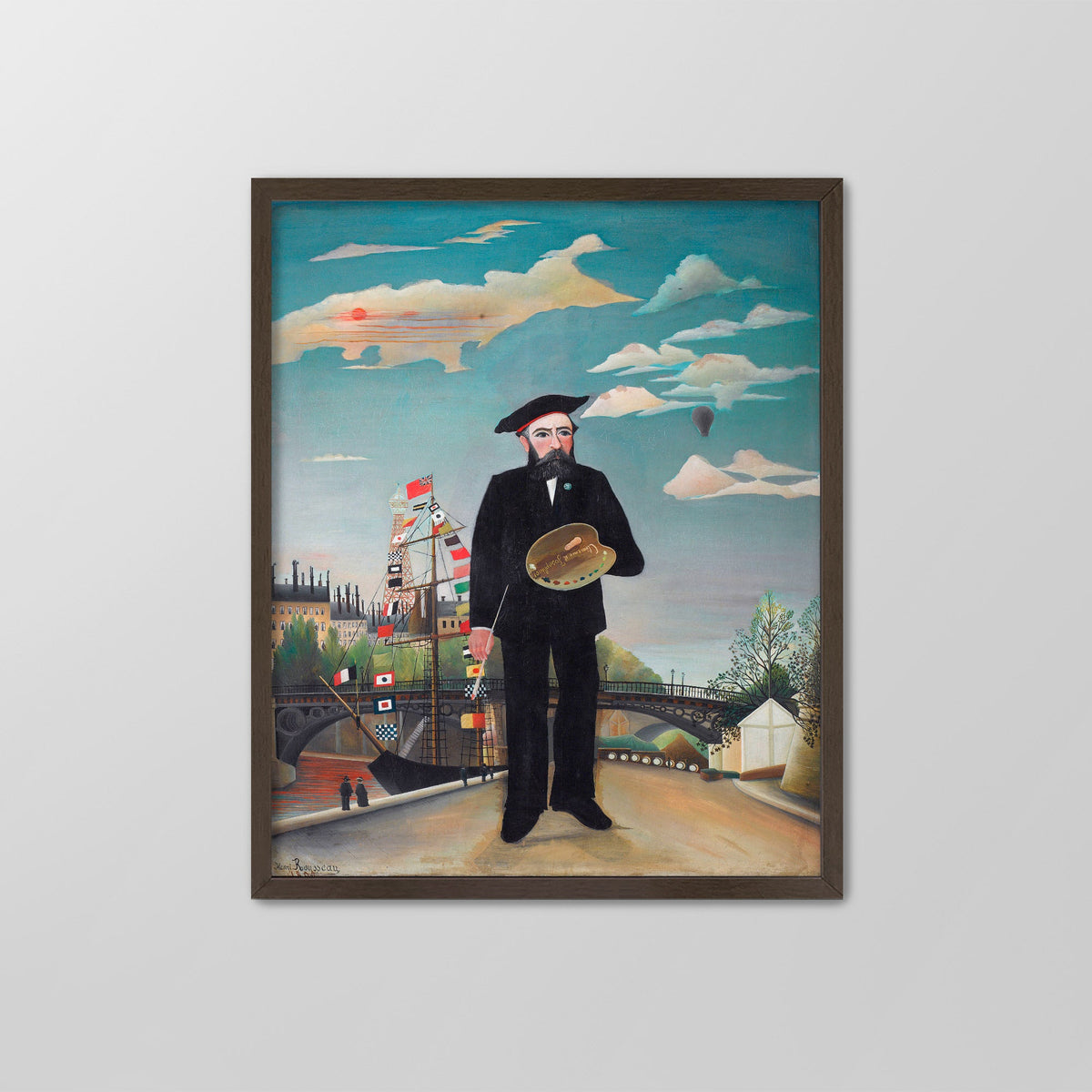 Myself, Portrait-Landscape Canvas Print