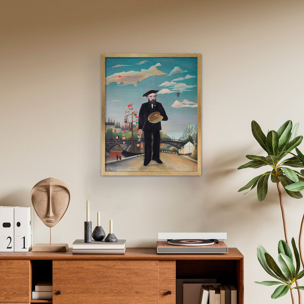 Myself, Portrait-Landscape Canvas Print