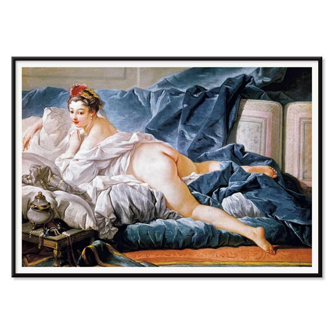 Brune Odalisque Canvas Print