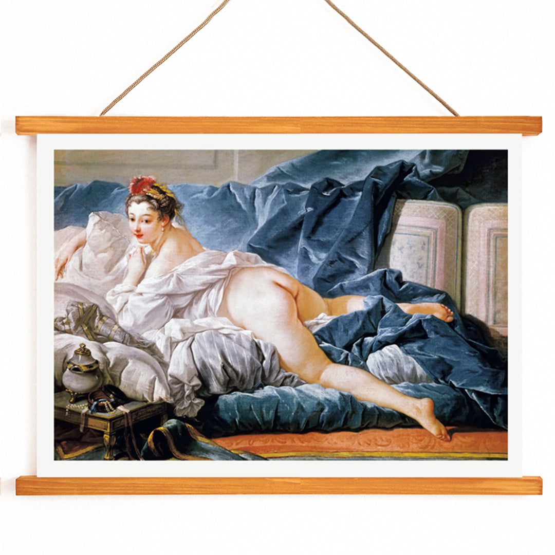 Brune Odalisque Canvas Print