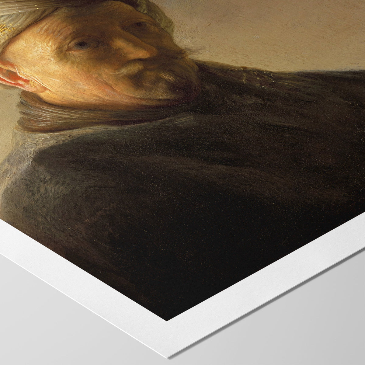 Old Man with Turban Canvas Print