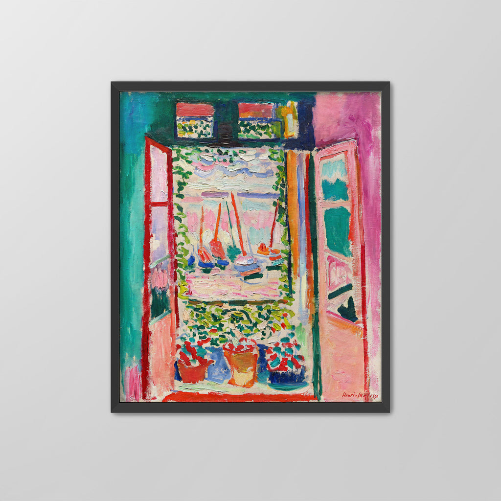 Open Window, Collioure Canvas Print