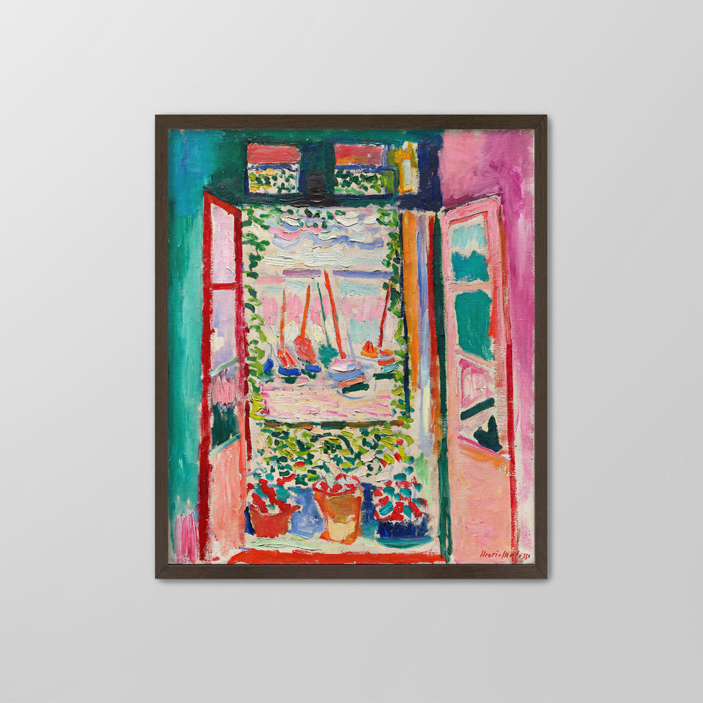 Open Window, Collioure Canvas Print