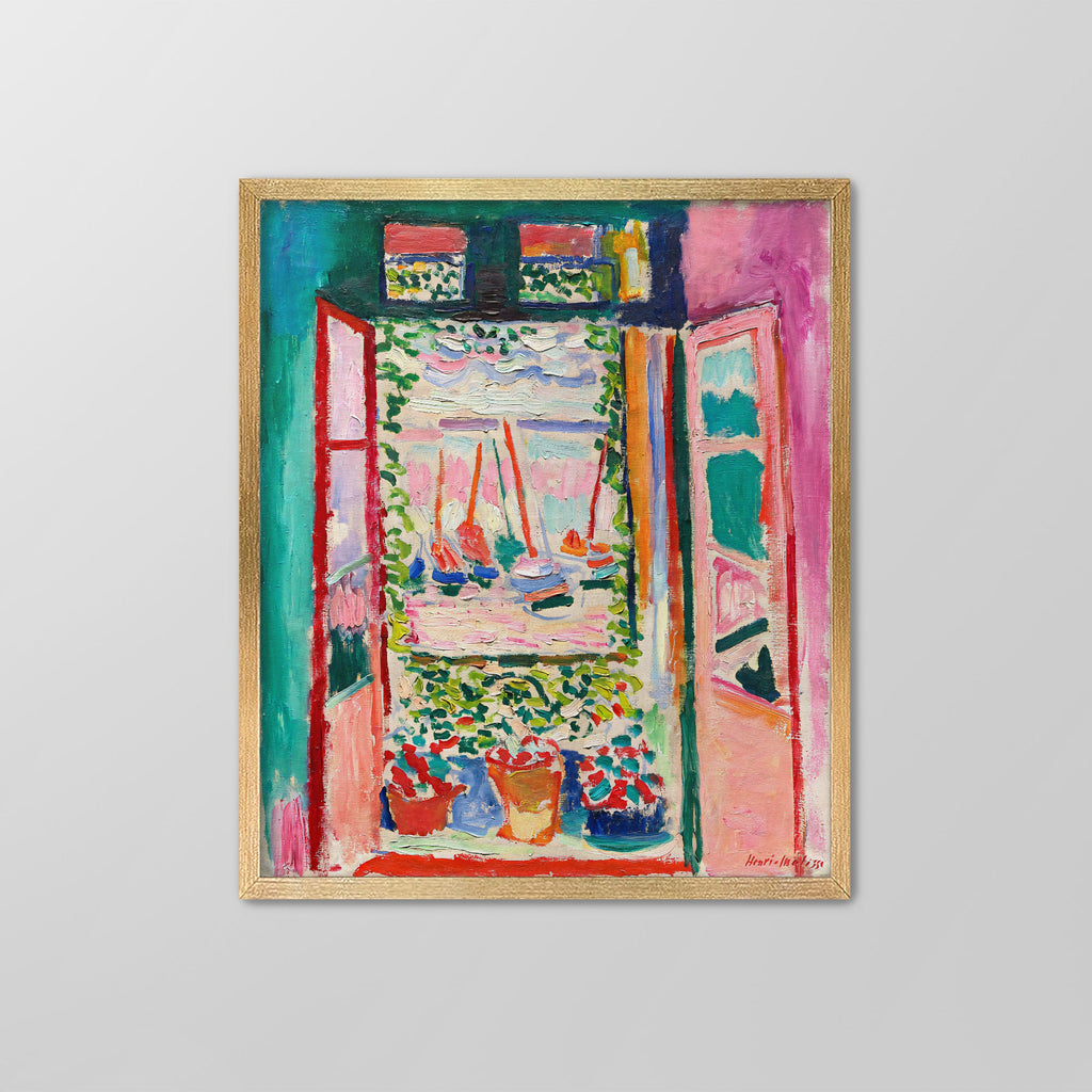 Open Window, Collioure Canvas Print