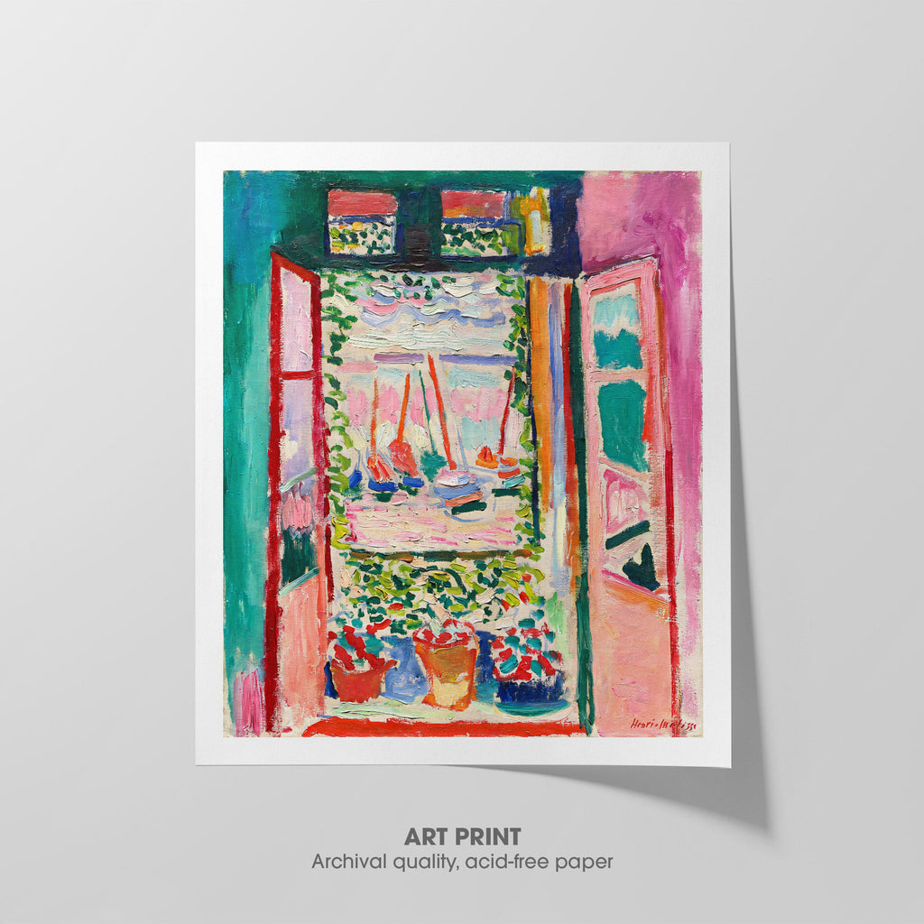 Open Window, Collioure Canvas Print