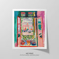 Open Window, Collioure Canvas Print