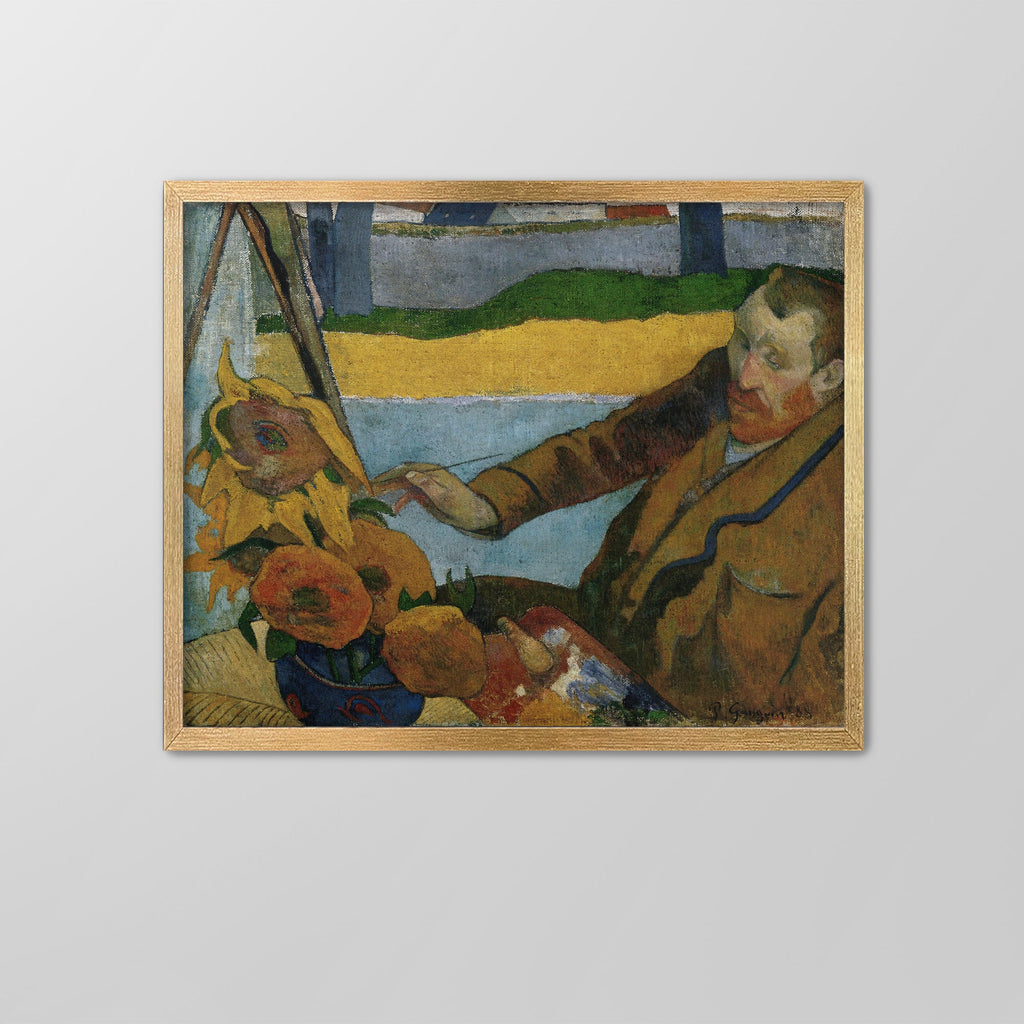 The Painter of Sunflowers Canvas Print