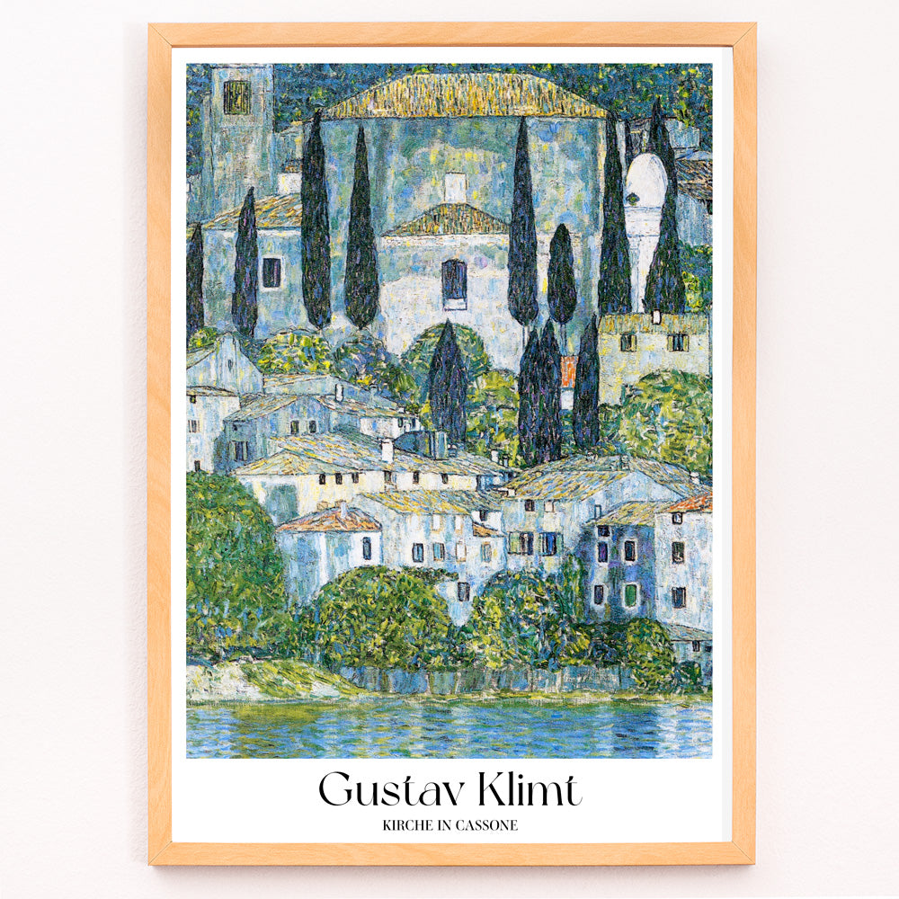 Kirche in Cassone Canvas Print