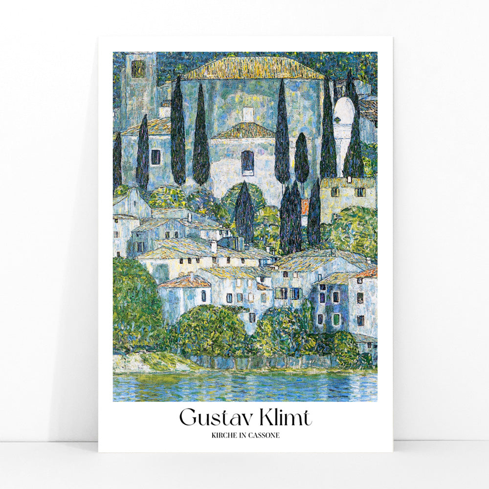 Kirche in Cassone Canvas Print