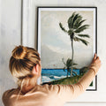 Palmier  Nassau Poster by Moryarty - Oil Painting canvas print