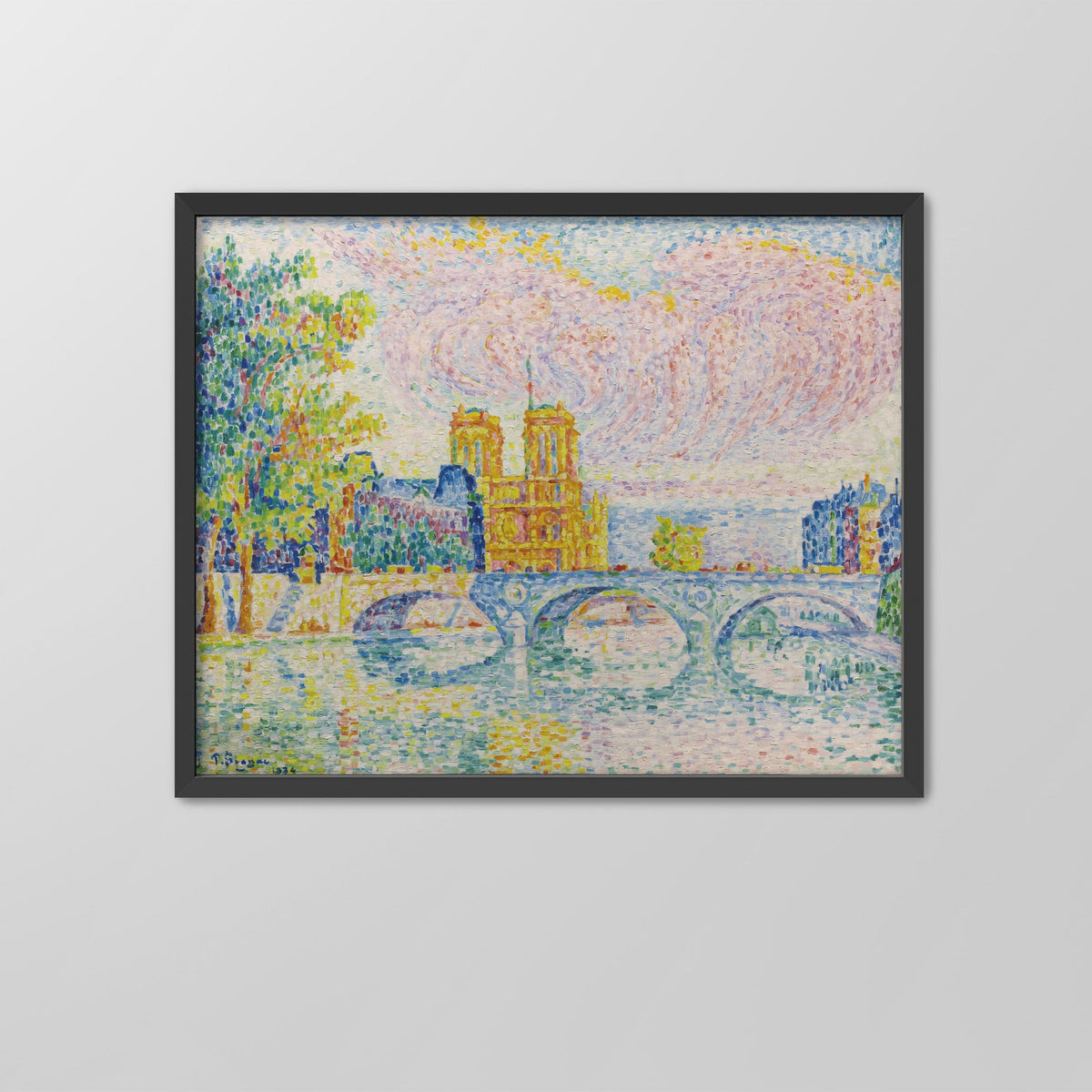 La Cité, Paris Canvas Print