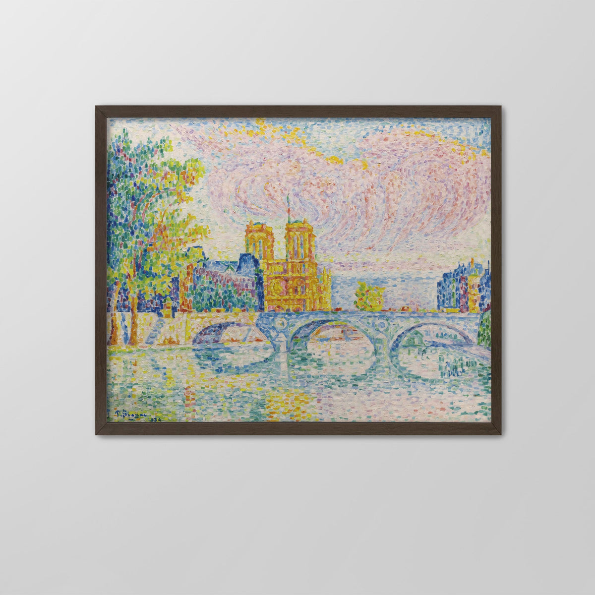 La Cité, Paris Canvas Print