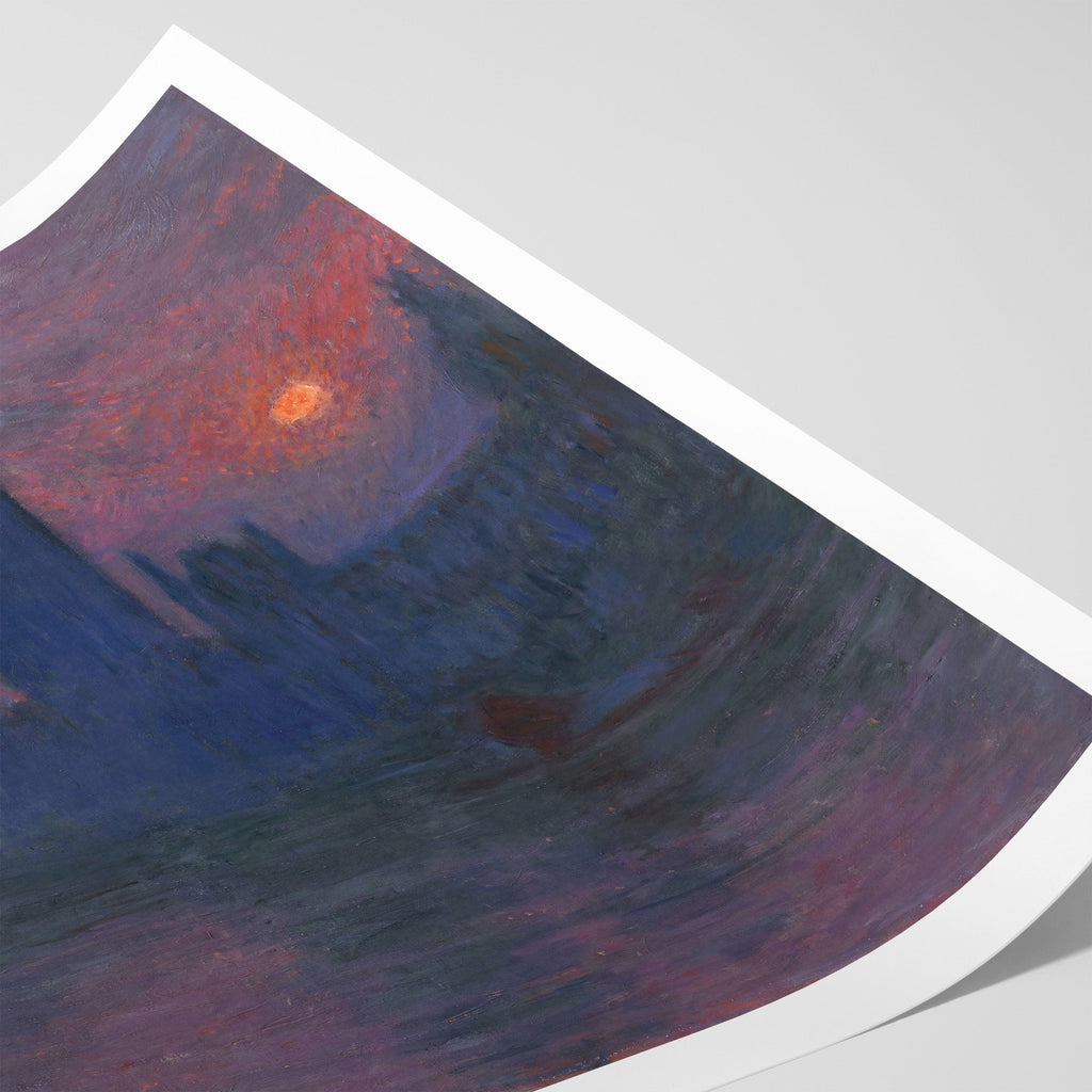 Parliament, Setting Sun Canvas Print