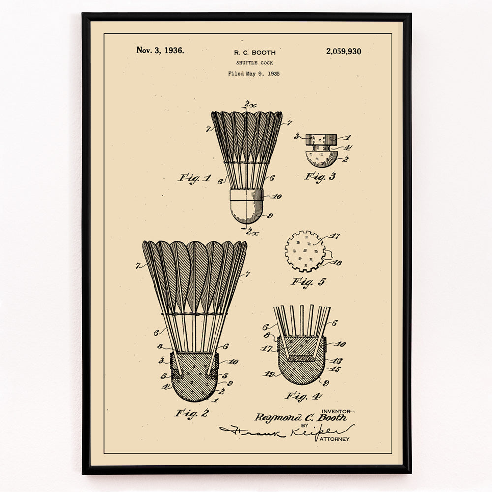 Brevet du volant Canvas Print