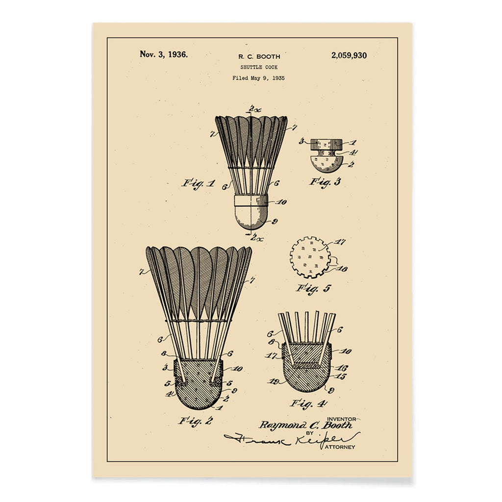 Brevet du volant Canvas Print