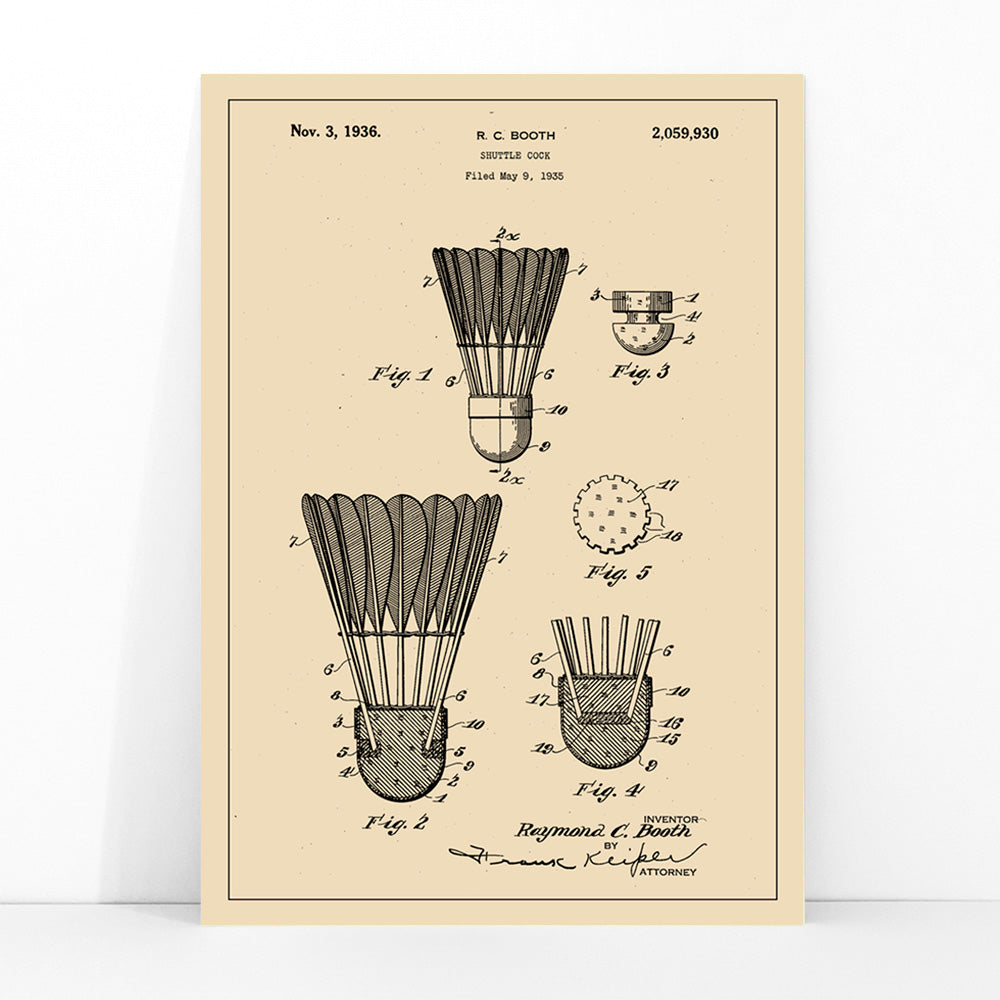Brevet du volant Canvas Print