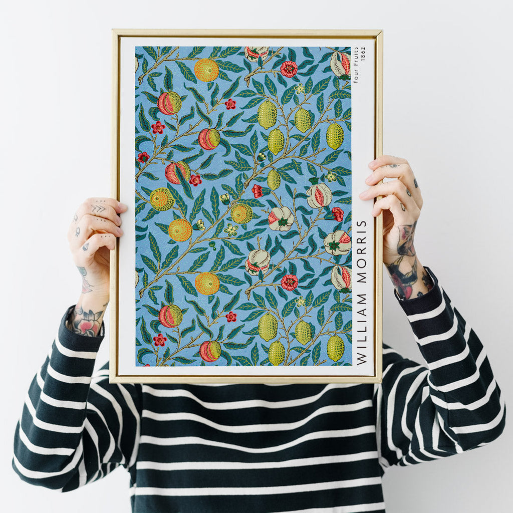 Motif des quatre fruits Canvas Print
