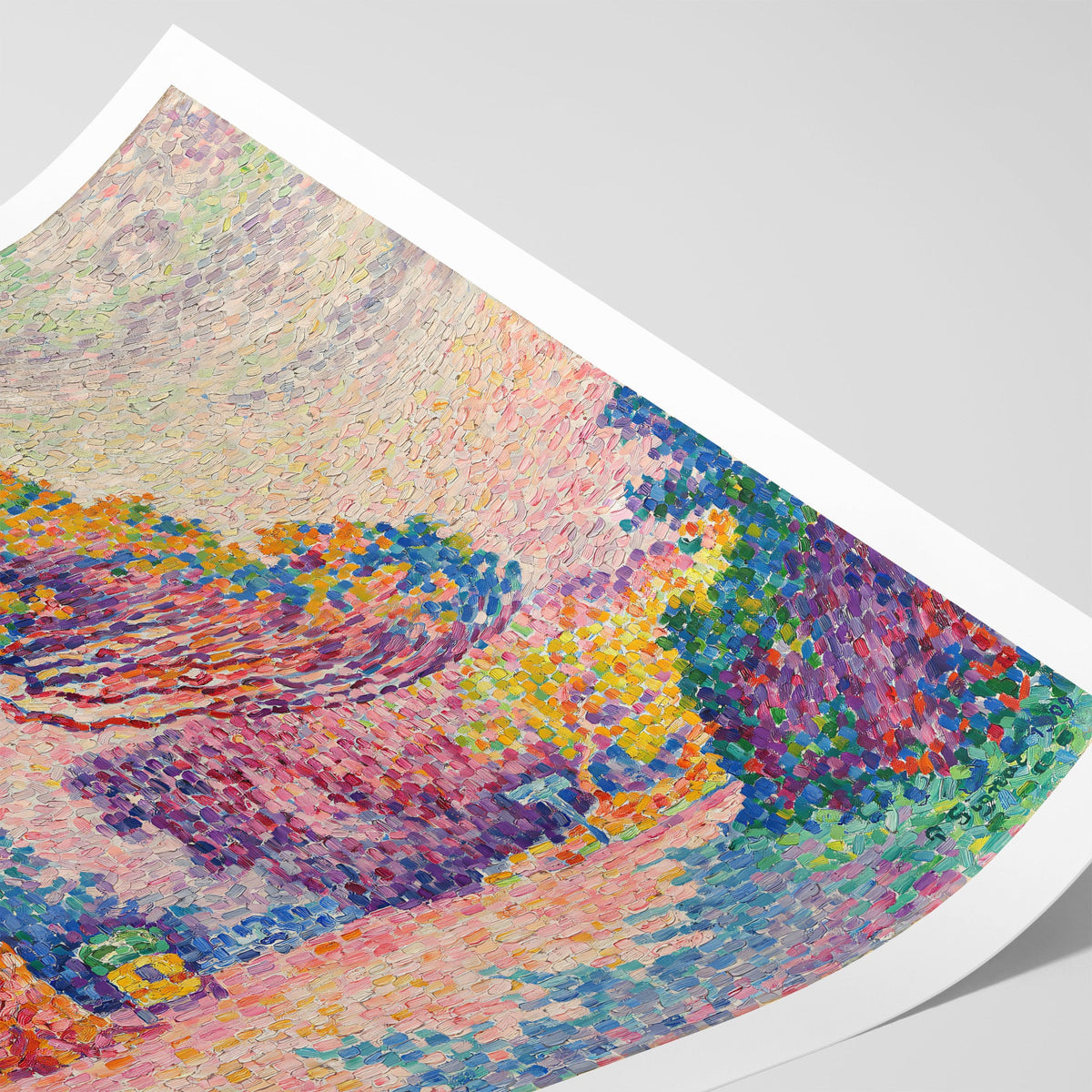 The Pine Tree at Saint Tropez Canvas Print