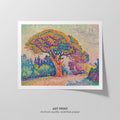The Pine Tree at Saint Tropez Canvas Print