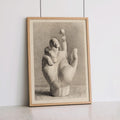 Main en plâtre Canvas Print