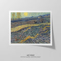 Plowman in a Field Canvas Print
