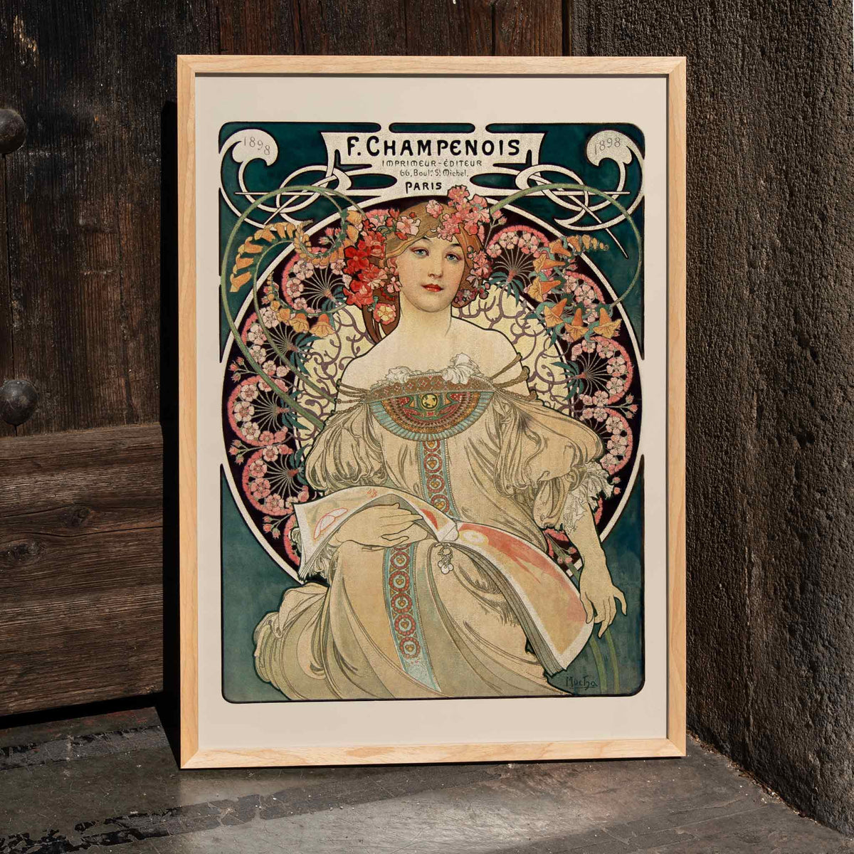 F. Champenois Poster by Moryarty - Oil Painting canvas print