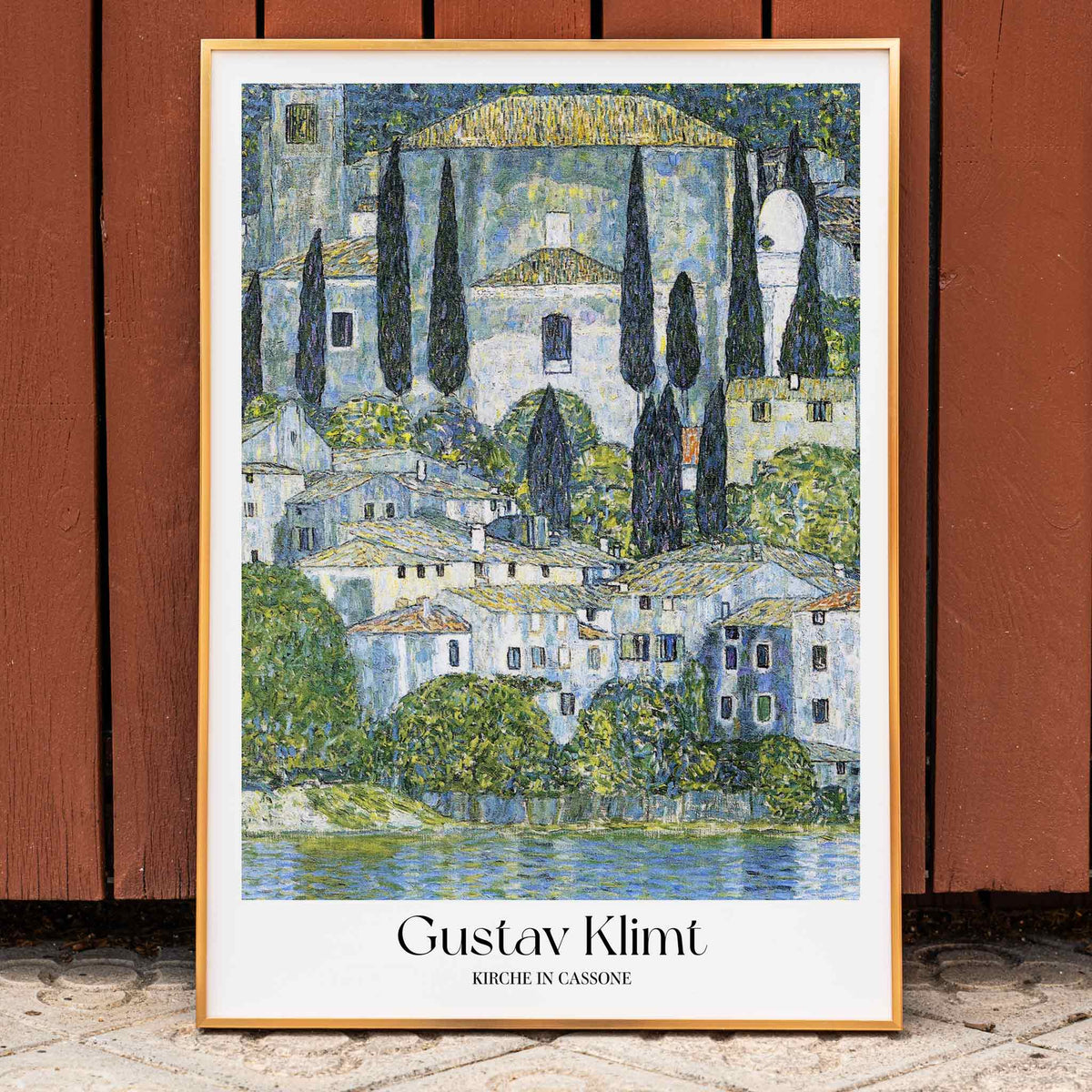 Kirche in Cassone Canvas Print