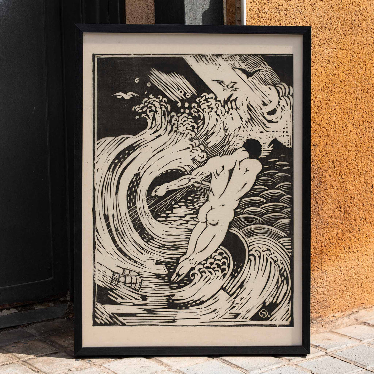 Le pêcheur Canvas Print