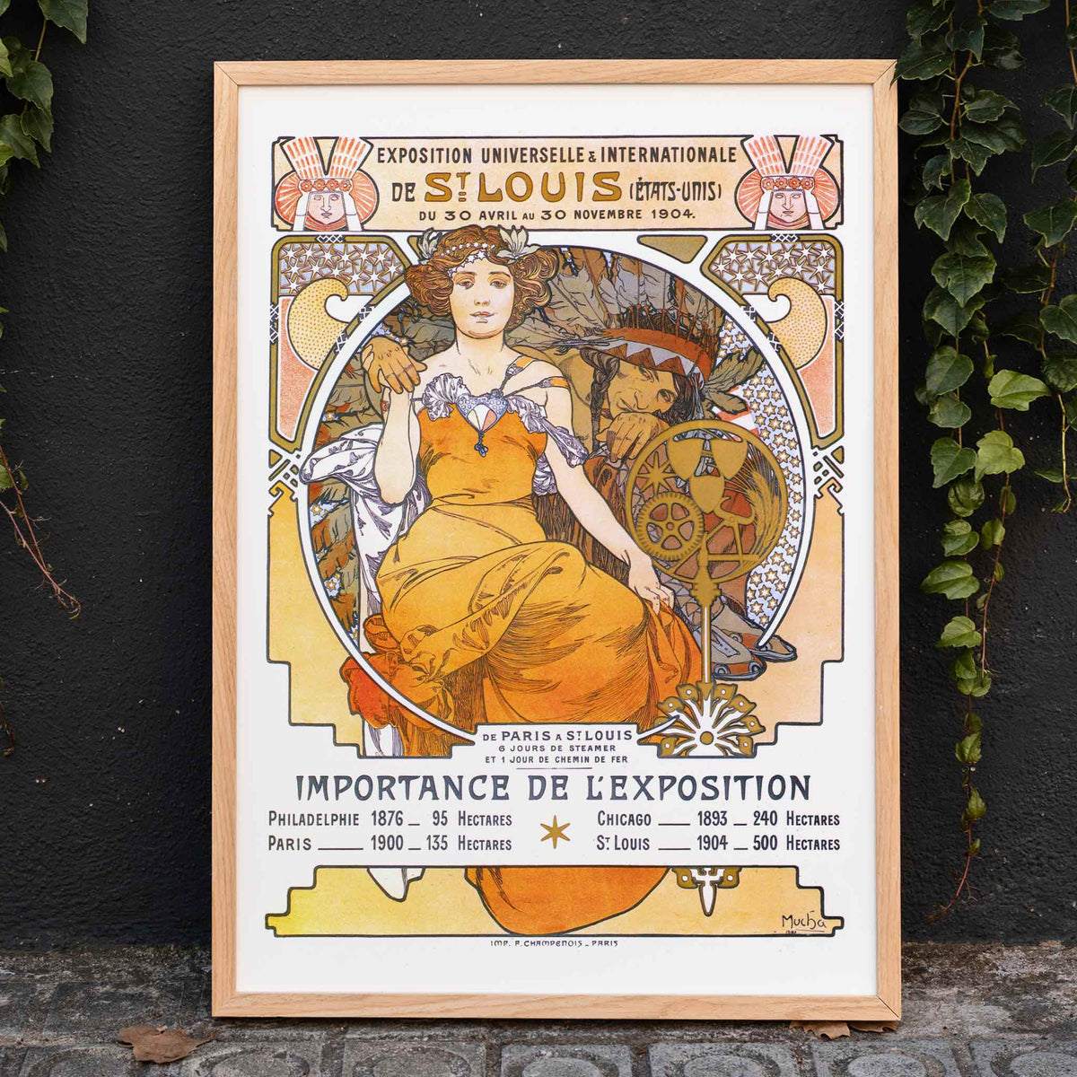Exposition de Saint-Louis Poster by Moryarty - Oil Painting canvas print